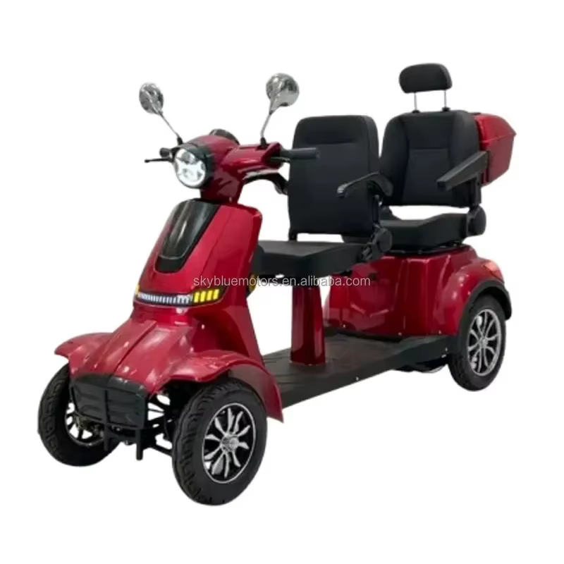 Scooter électrique à Double siège pour personnes âgées