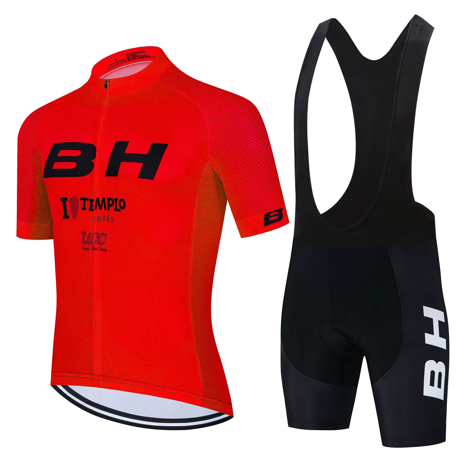 Ensemble de cyclisme de l'équipe BH pour hommes