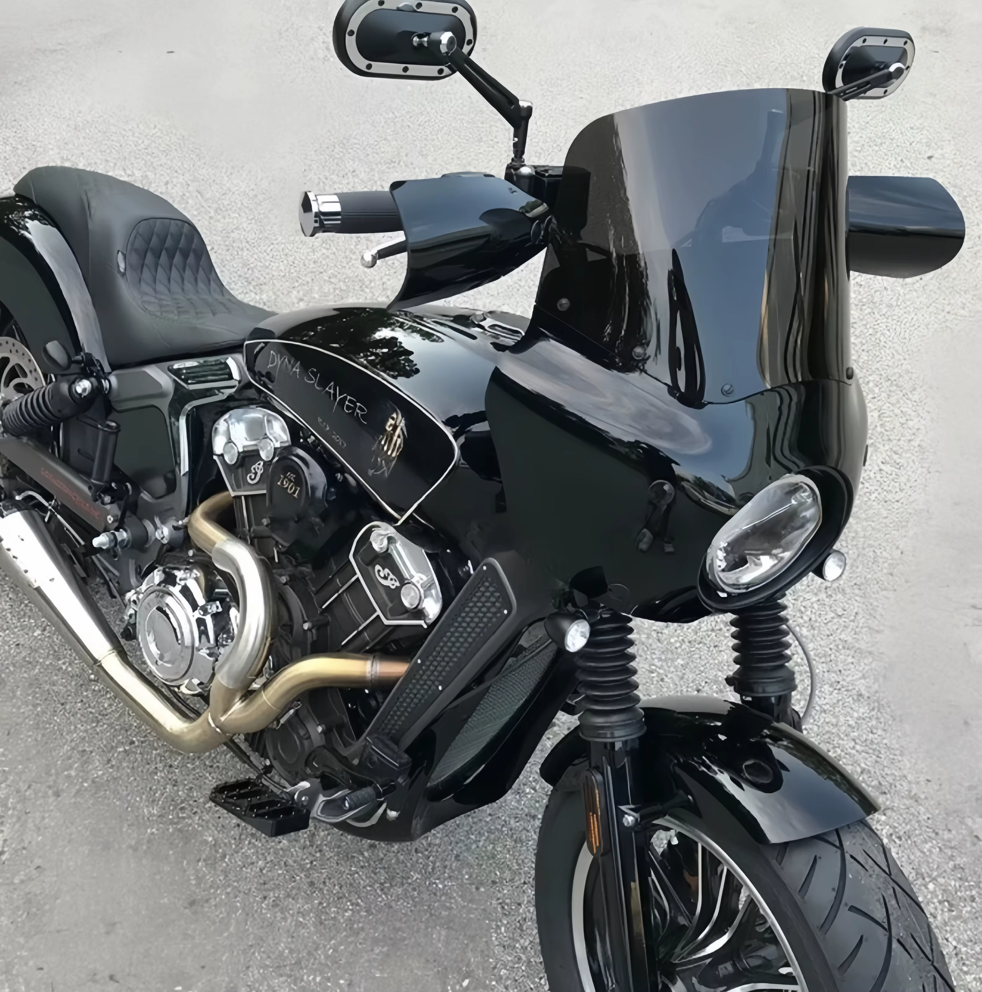 Pour Indian Scout Sixty Bobber 2015-2025 2024 Nouveaux accessoires Garde-mains Protection contre le vent Durable