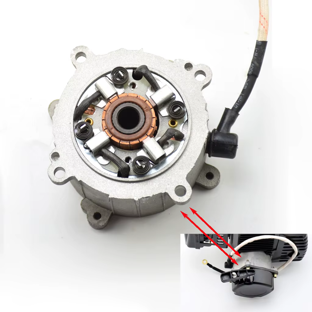 Démarreur de moteur électrique 2 temps, démarreur de moteur 47, 49cc, moteur de démarrage pour mini moto, scooter de poche, hachoir, D343, vélo RL, façades, Bumosquito