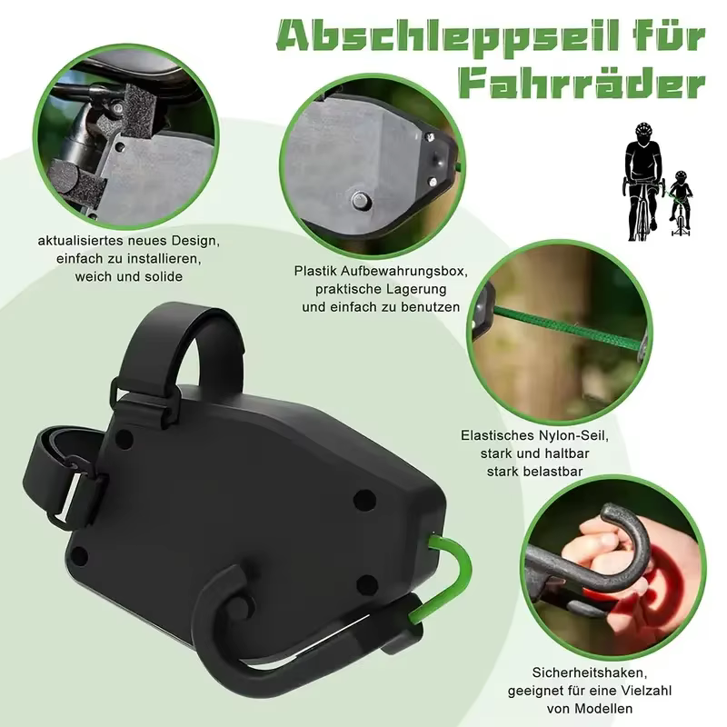 Corde de traction portable pour vélo