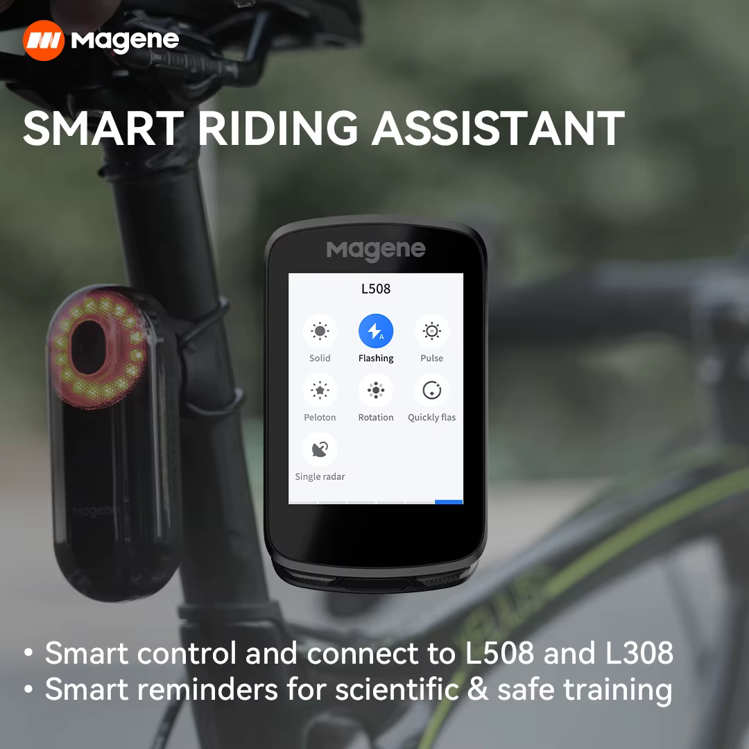 Magene C506 GPS ordinateur de vélo Navigation WiFi compteur de vitesse de Cycle chronomètre numérique 2.4 odomètre Bluetooth fourmi intérieur