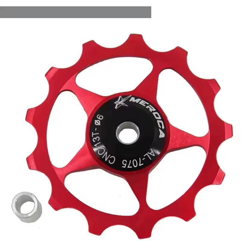 MEROCA 11T 13T vélo en alliage d'aluminium roue de guidage poulie arrière dérailleur Guide vtt roulement en céramique