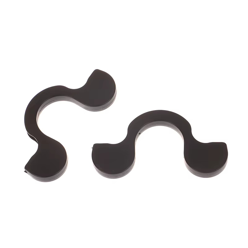 1 paire de supports universels antidérapants en caoutchouc pour moto et vélo