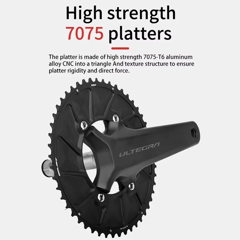 RIRO 110BCD roue à chaîne pour R7100 R8100 R9200 11S 12S plateau de vélo de route 50-34T 52-36T 53-39T 54-40T 110 BCD