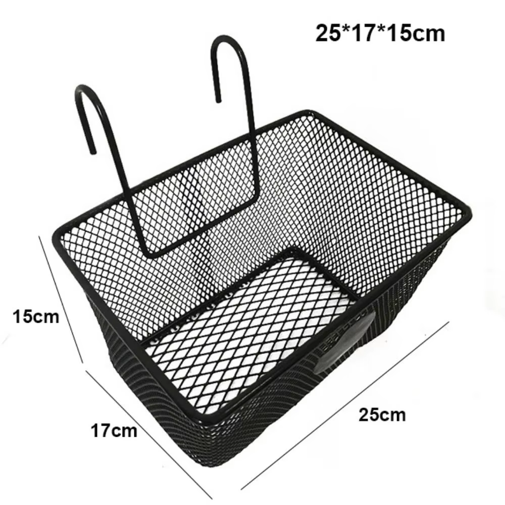 Nouveau panier avant en maille métallique pour vélo