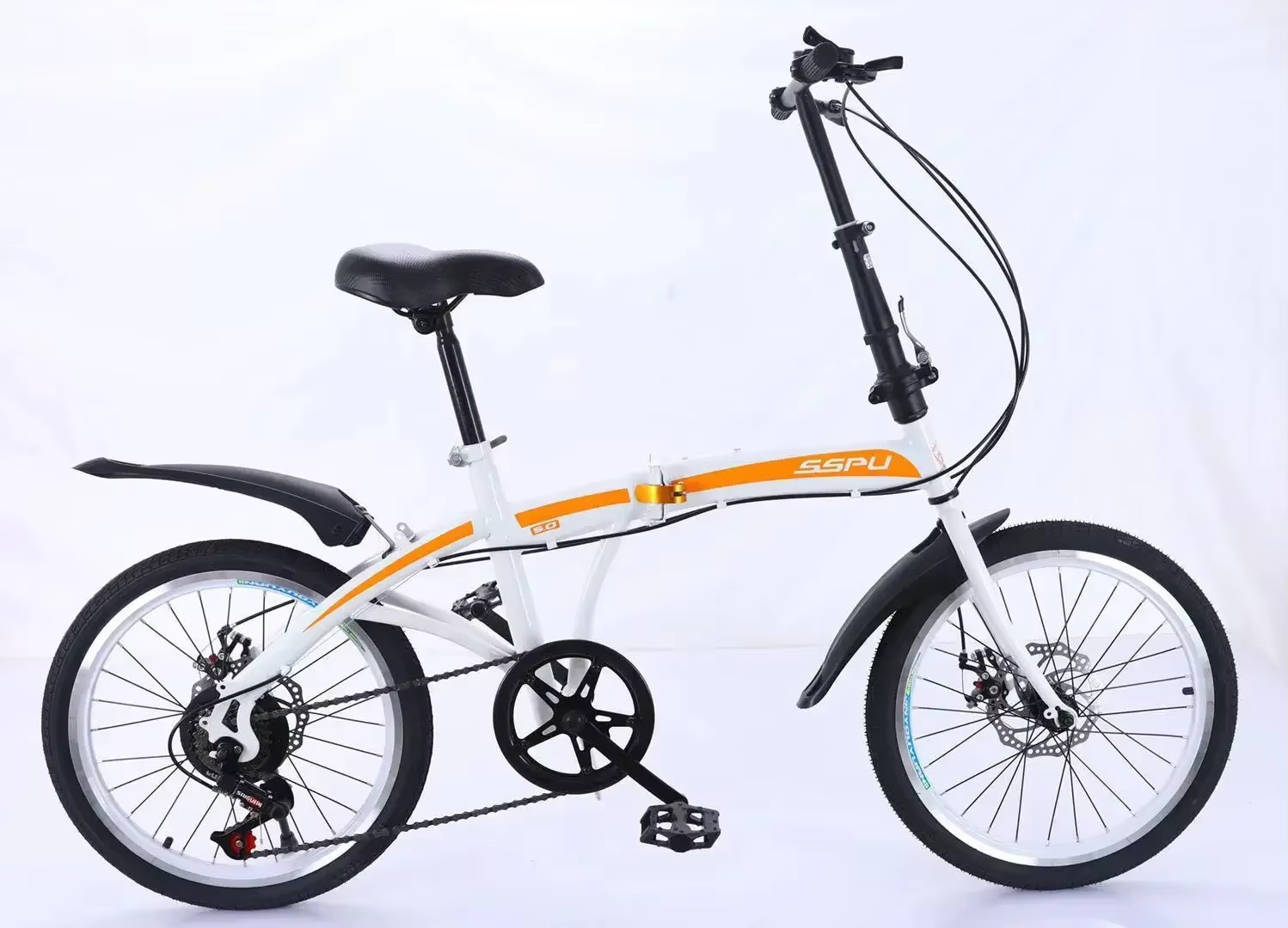 Vélo pliant Durable de frein à double disque de vitesse Variable de 20 pouces