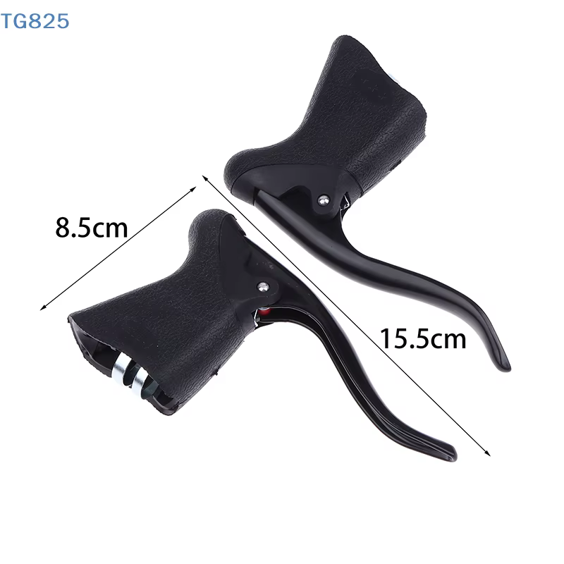 【AN】【AN】Leviers de frein de vélo antidérapants en aluminium