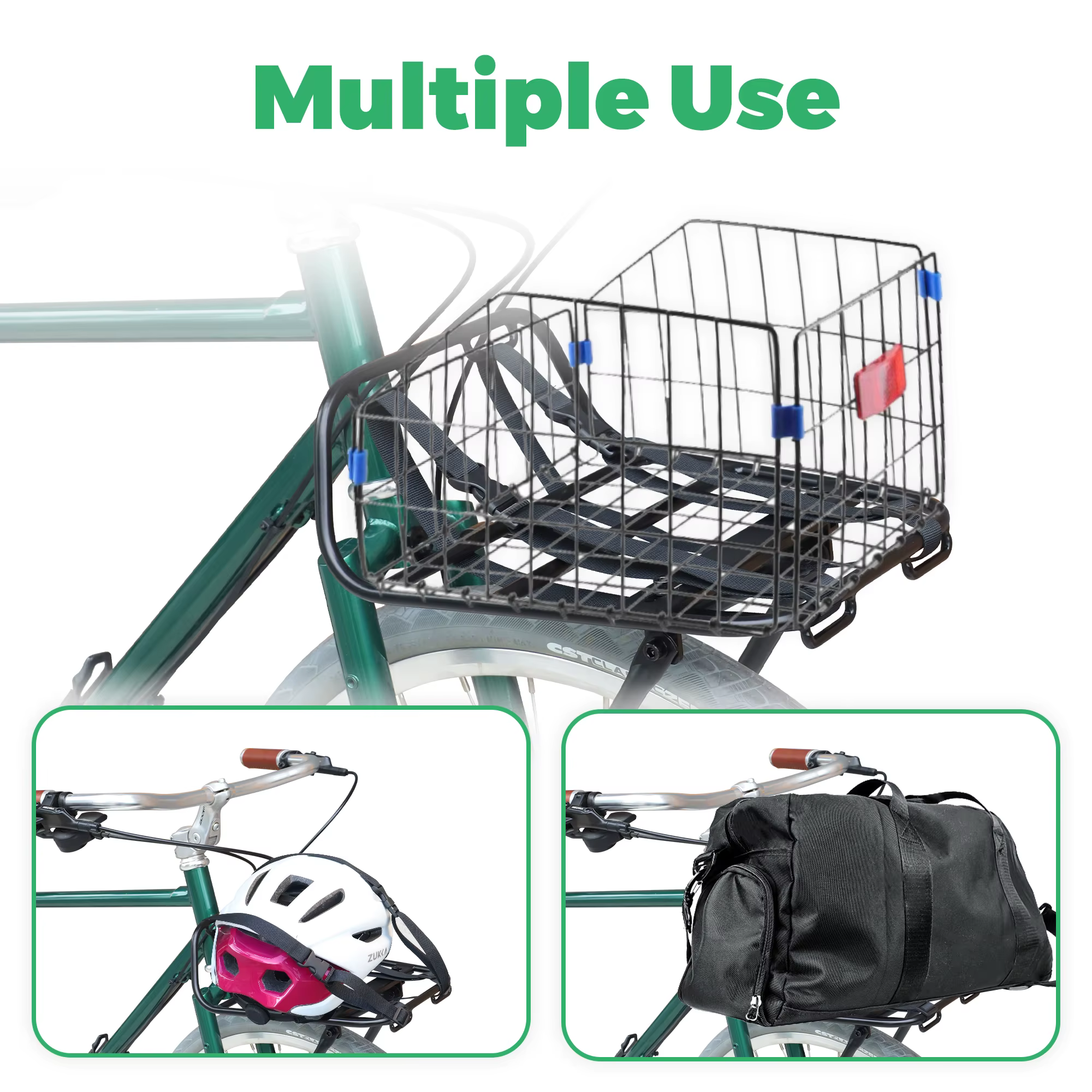 ZUKKA Support avant de vélo en alliage d'aluminium