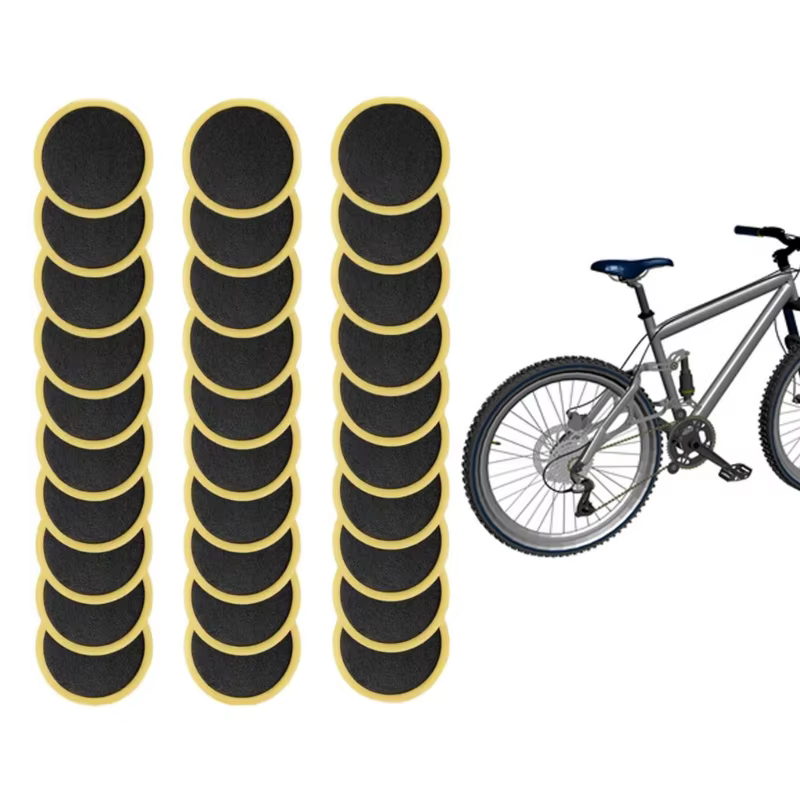 Patchs réparation crevaison pneu vélo sans colle