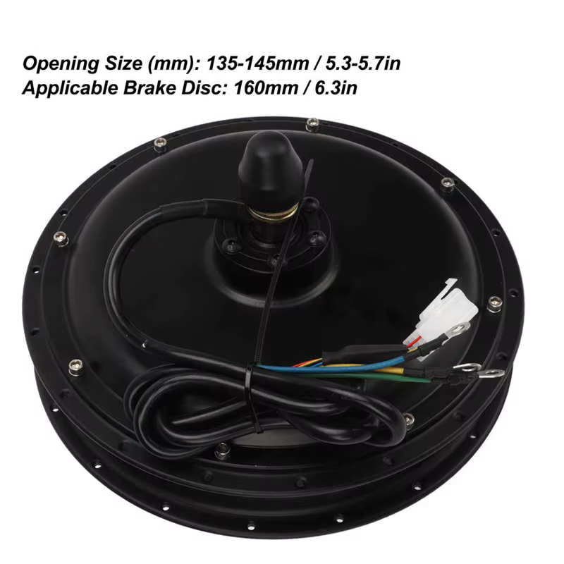 Moteur de moyeu de roue arrière de vélo électrique modifié