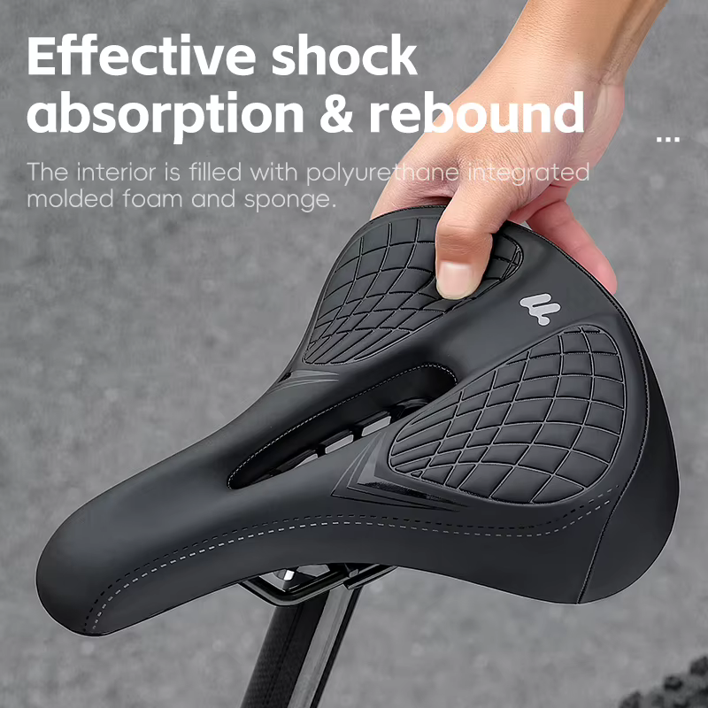 WEST BIKING-Selle de vélo VTT avec feu arrière