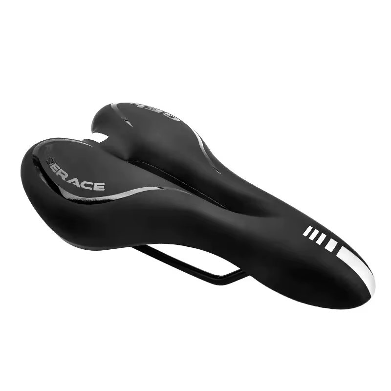 Selle de vélo Gel vtt montagne route siège de cyclisme pour hommes femmes PU cuir Silicone confortable doux antichoc