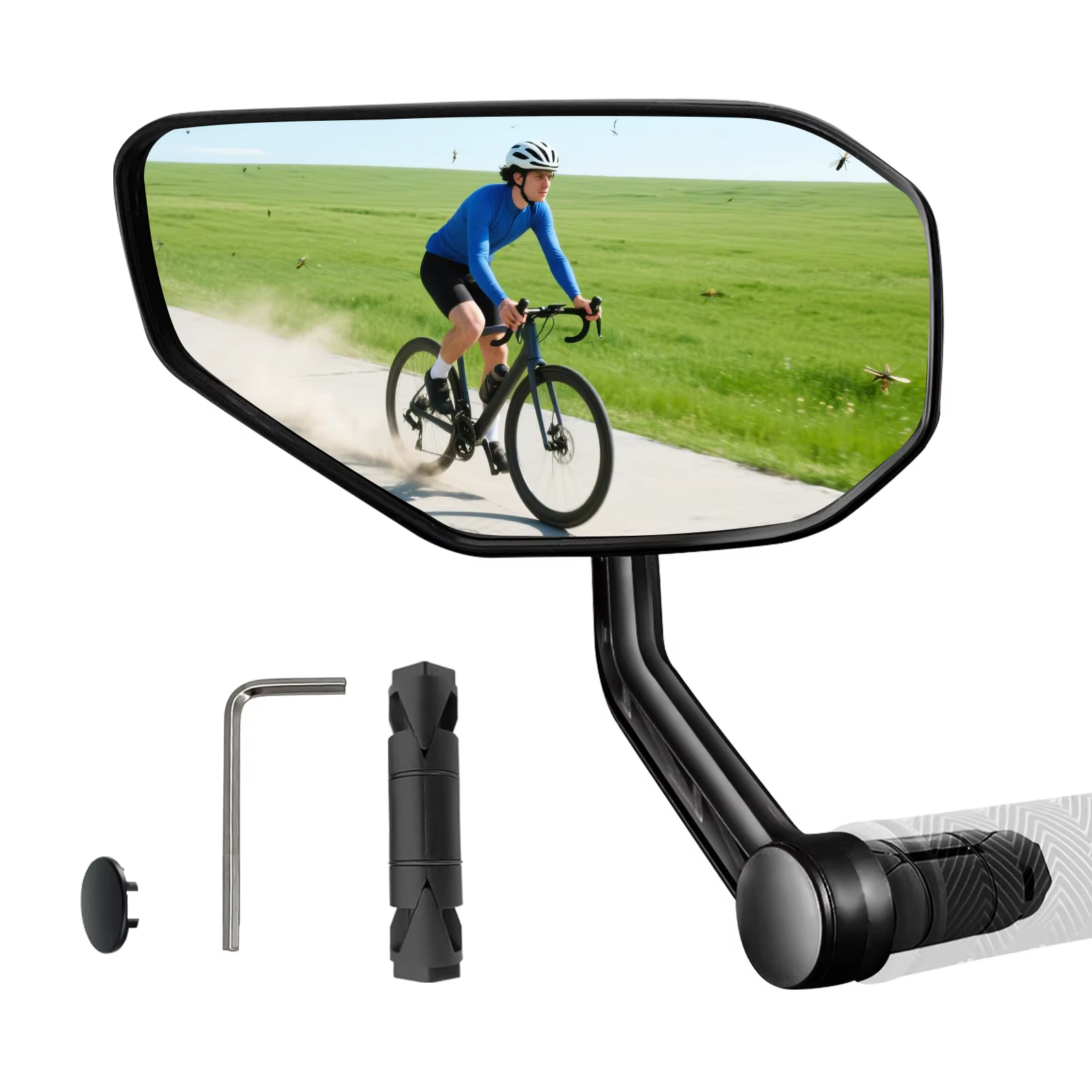 Rétroviseur de vélo pour guidon