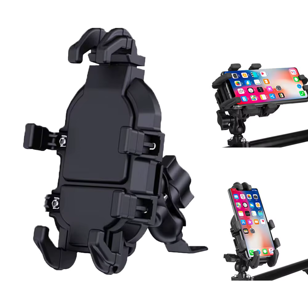 Support de téléphone à Absorption des chocs pour moto et vélo