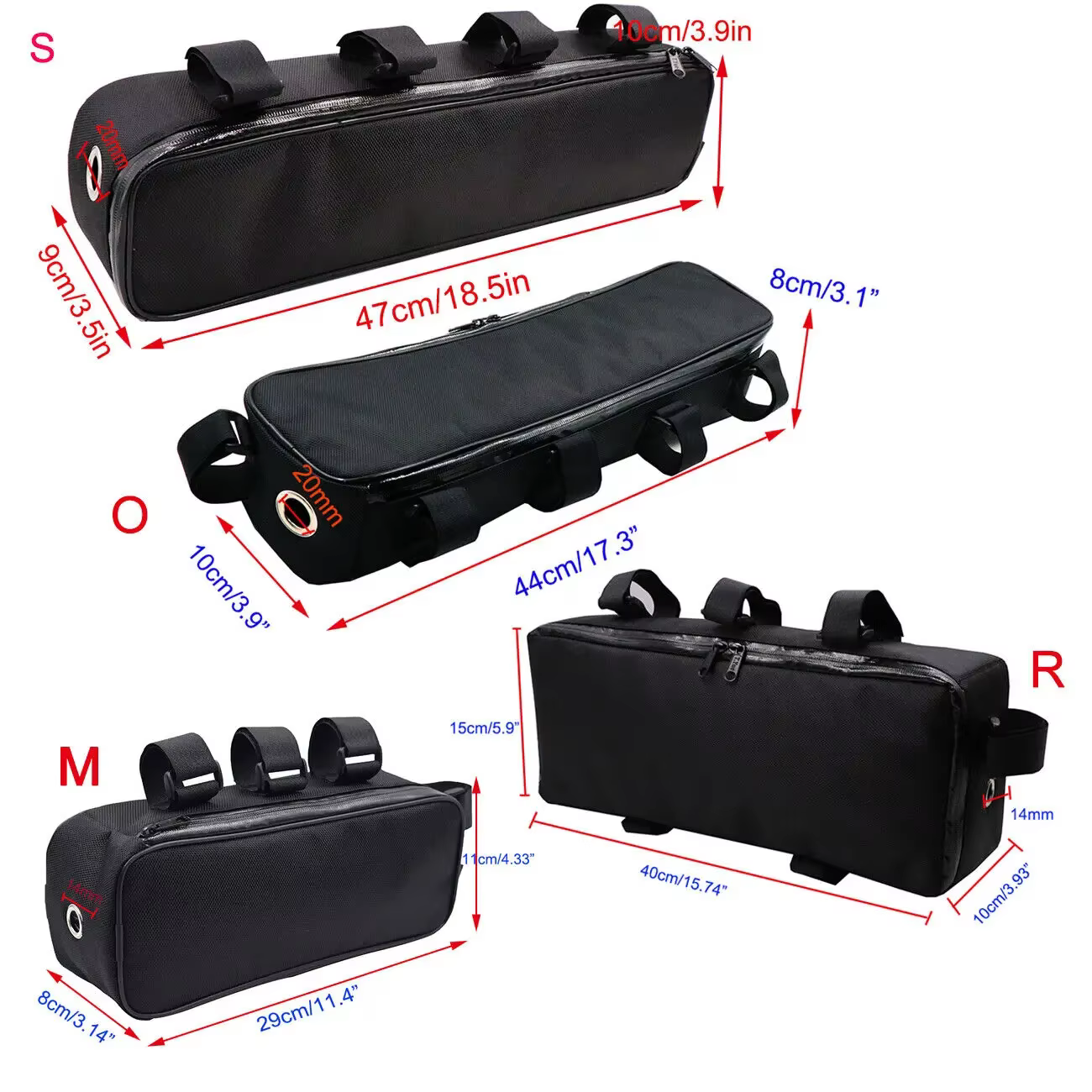 Sac de rangement pour cadre de vélo, taille 27, boîte à outils avant, boîte de rangement pour batterie, VTT, vélo électrique