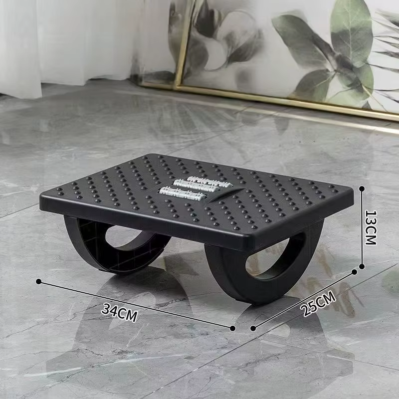 Repose-pieds ergonomique pour bureau, tabouret sous le bureau, hauteur réglable, repose-pieds confortable pour maison, bureau, poste de travail, canapé