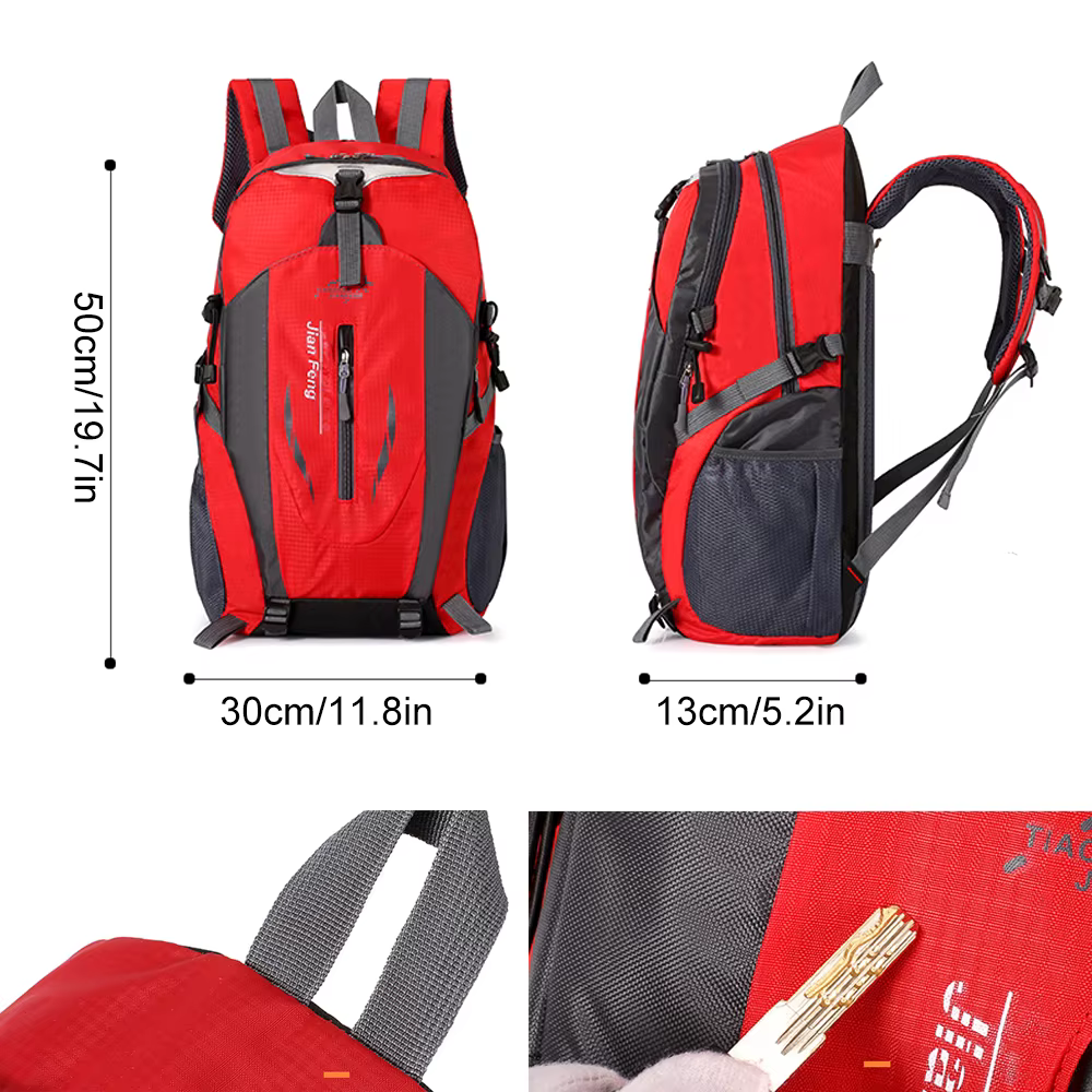 1 pièces grande capacité 40L randonnée sac à dos léger imperméable pliable, Camping en plein air Trekking voyage sac à dos