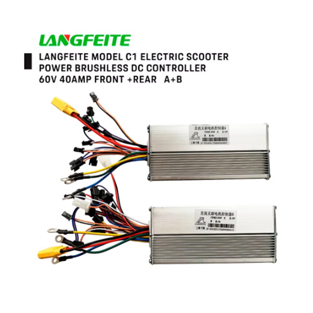 Original Scooter électrique double moteur C1 contrôleur 60V 40AMP Brushless DC
