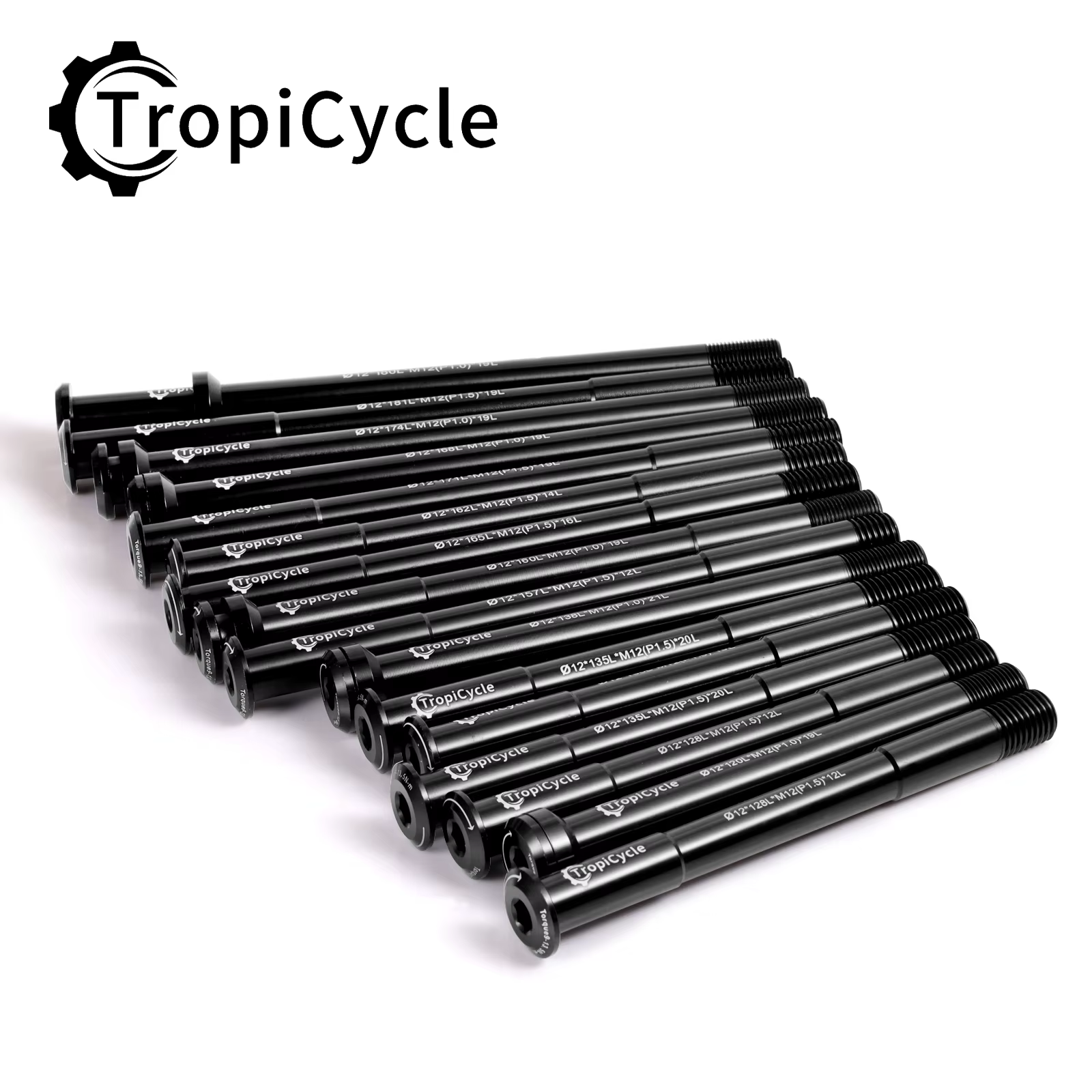 Tropicycle – Axe traversant de fourche avant pour VTT et vélo de route