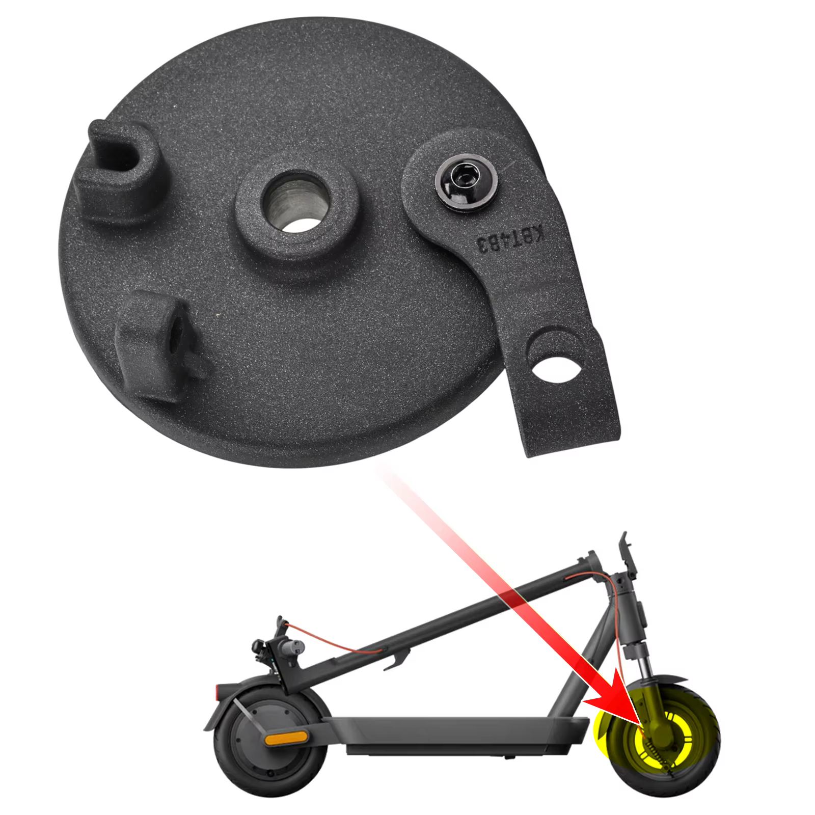 Remplacement du frein avant de la trottinette électrique pour Xiaomi 5 / 5 Pro
