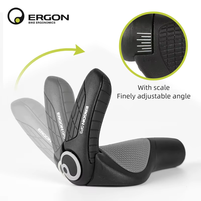ERGON poignées de guidon de VTT GP1 GP3 GP5 pince de montage d'extrémité de barre de vélo poignée ergonomie