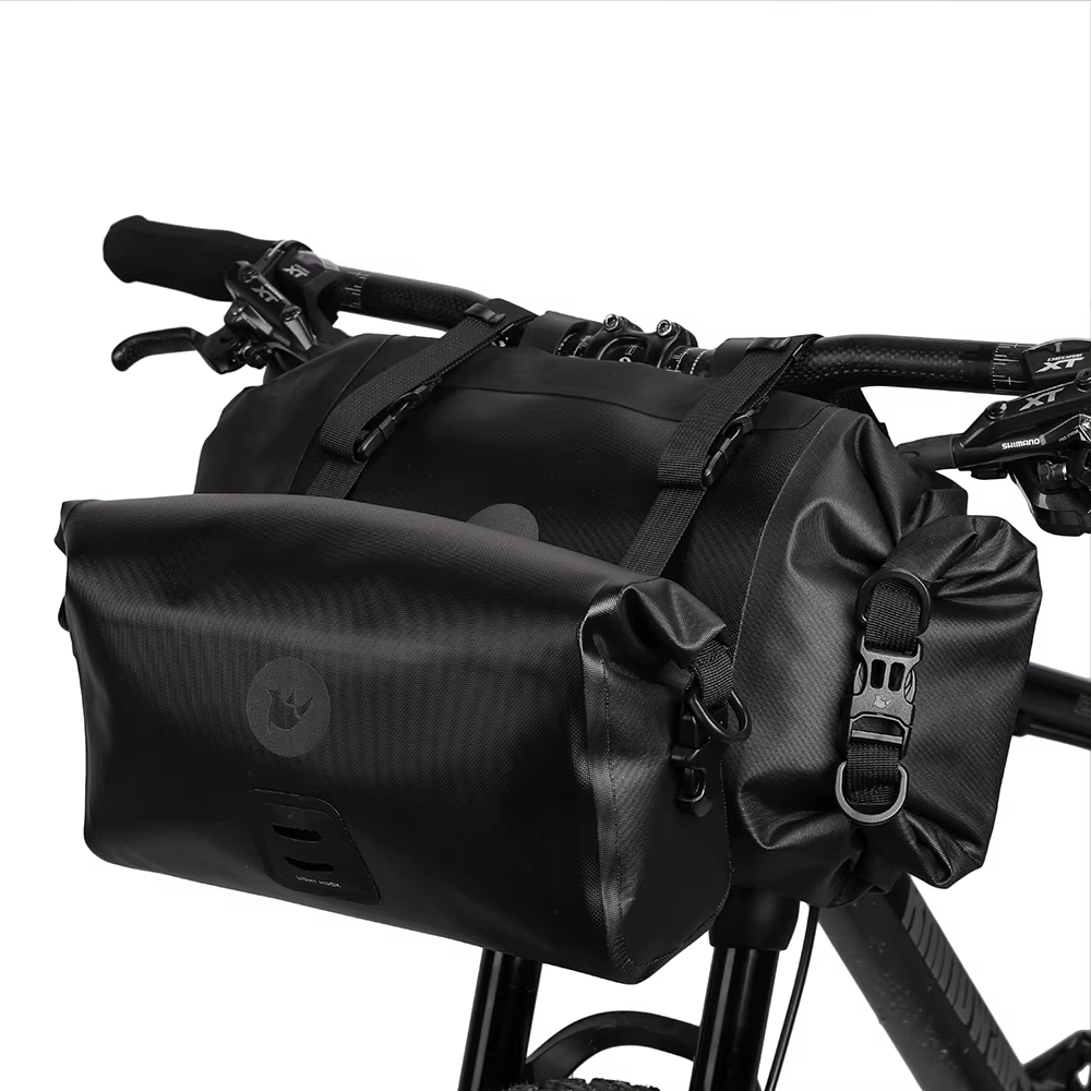 Rhinowalk Sac de Guidon de Vélo 4L-12L Étanche 2 Pièces Panier Avant Sac De Cyclisme VTT Vélo Cadre Sac Sacoche Vélo Accessoires