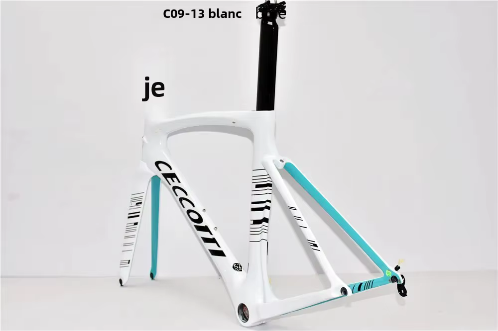Cadre de vélo de route en carbone CECCOTTI 2025 pour frein sur jante