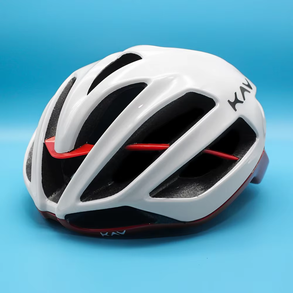 Casque de vélo de route Airbreaker rouge