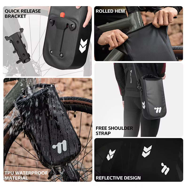 WEST BIKING-Sacoche de fourche de vélo portable