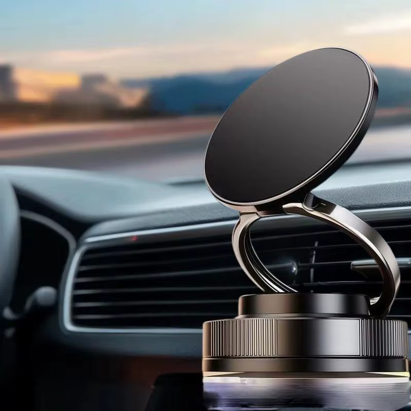 Support de téléphone pliable magnétique robuste pour iPhone série 12 à 16 ; Parfait