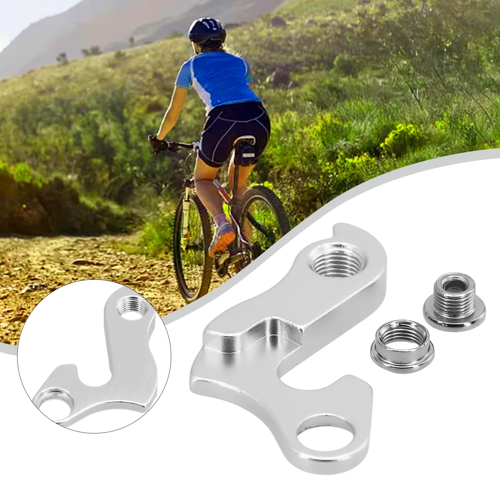 Cintre de dérailleur arrière de vélo en alliage d'aluminium