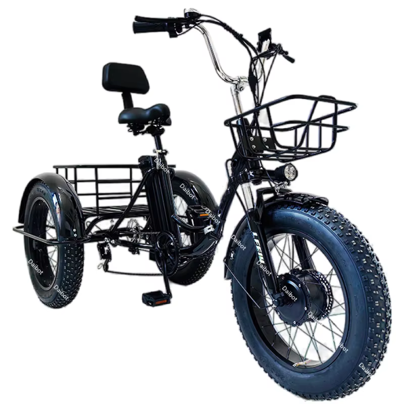 Tricycle électrique pliant à 3 roues de 20 pouces pour adultes