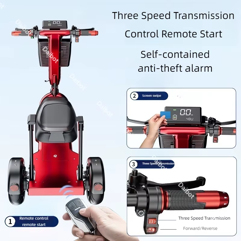 Tricycle électrique Parent enfant