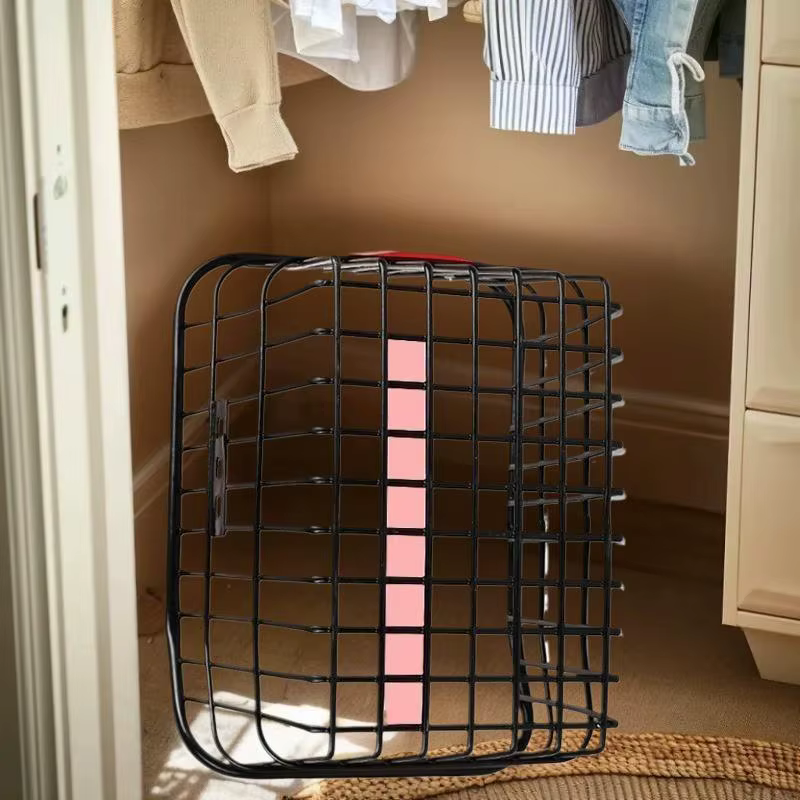 Panier arrière de vélo avec feu arrière