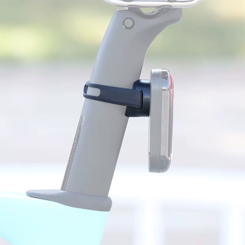Support d'ordinateur de vélo compatible avec l'interface Garmin pour tige de selle aérodynamique en fibre de carbone