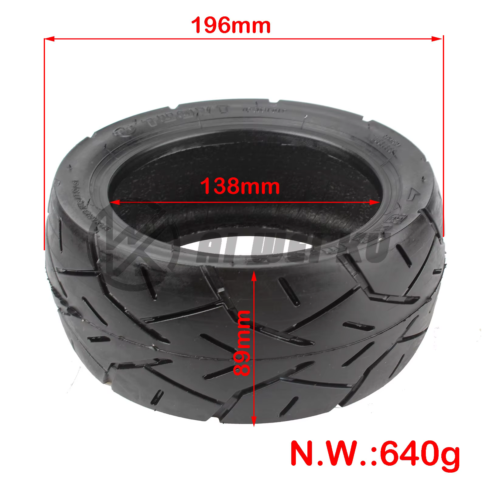 Pneu tubeless 8x3.00-5 pour trottinette électrique Kaabo Mantis 8