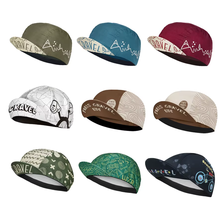 Casquettes de cyclisme en gravier casquette de vélo de route drôle couvre-chef