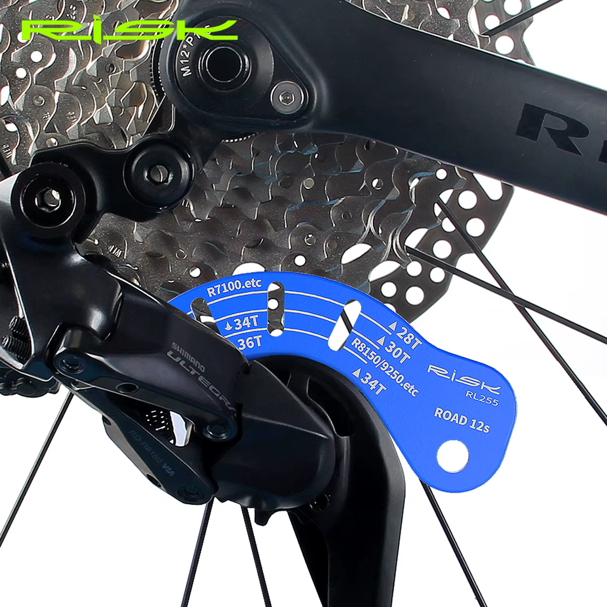 Outil de guidage de jauge de réglage de dérailleur arrière électrique pour vélo de route