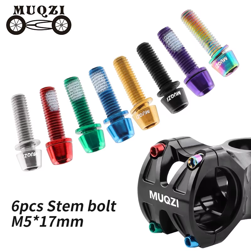MUQZI 6 pièces boulons de tige M5x17mm vis