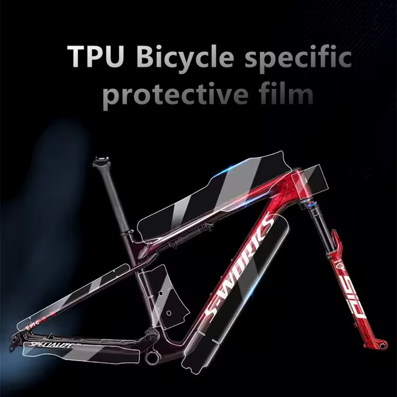 Cadre de vélo de route protecteur résistant aux rayures autocollant