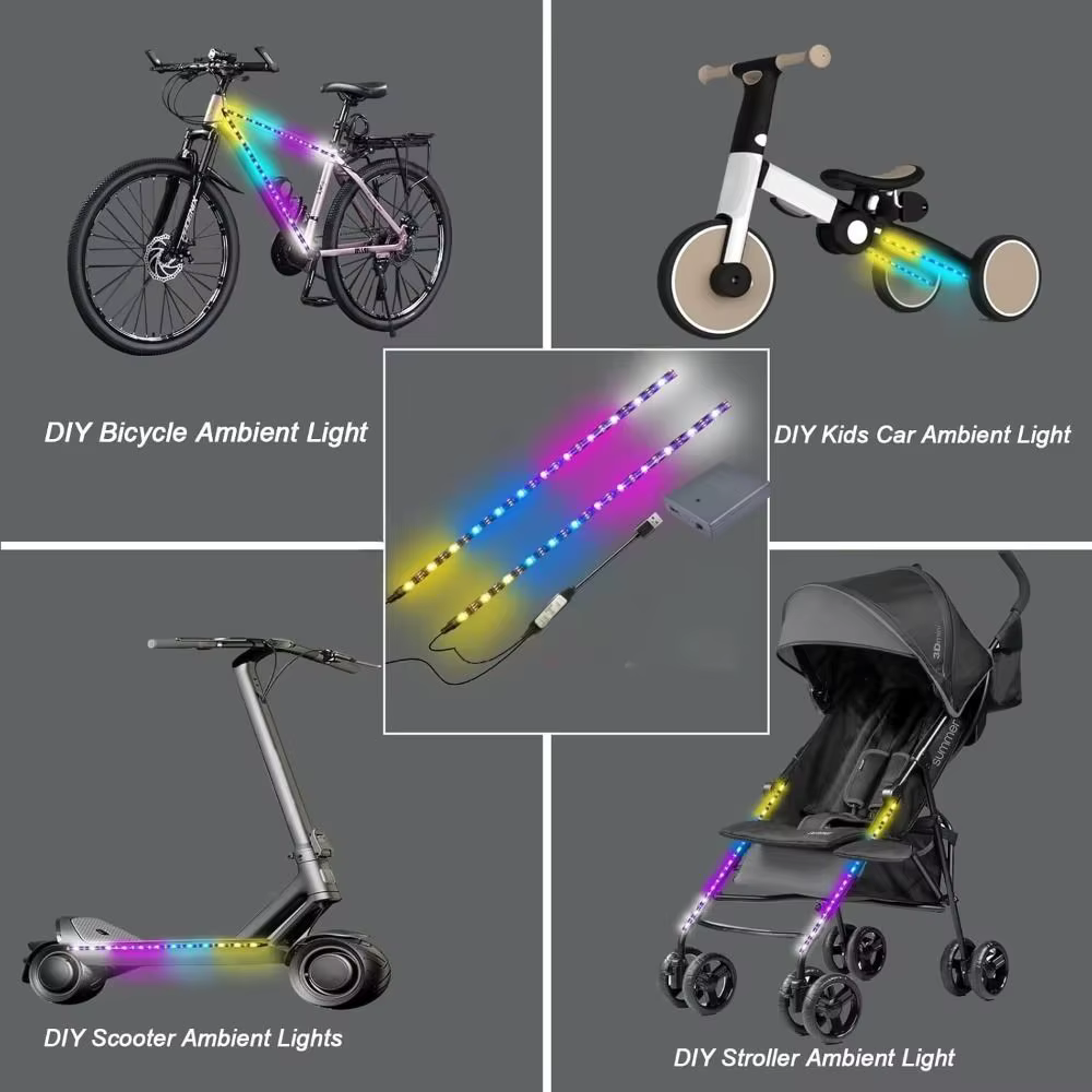 Lumières LED créatives pour Scooter