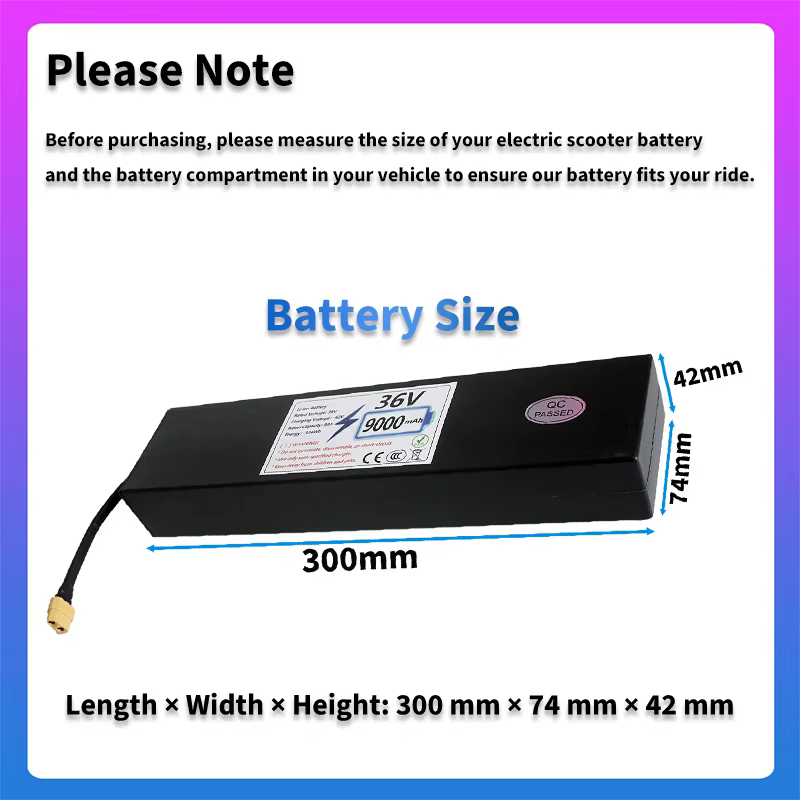 Version améliorée 36V batterie d'origine