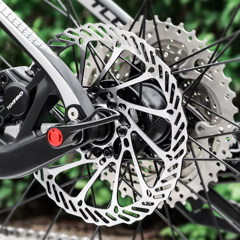 MUQZI 140mm 160mm 180mm Rotor de frein à disque montagne route vtt vélo avec 6 boulons Rotor de frein à disque