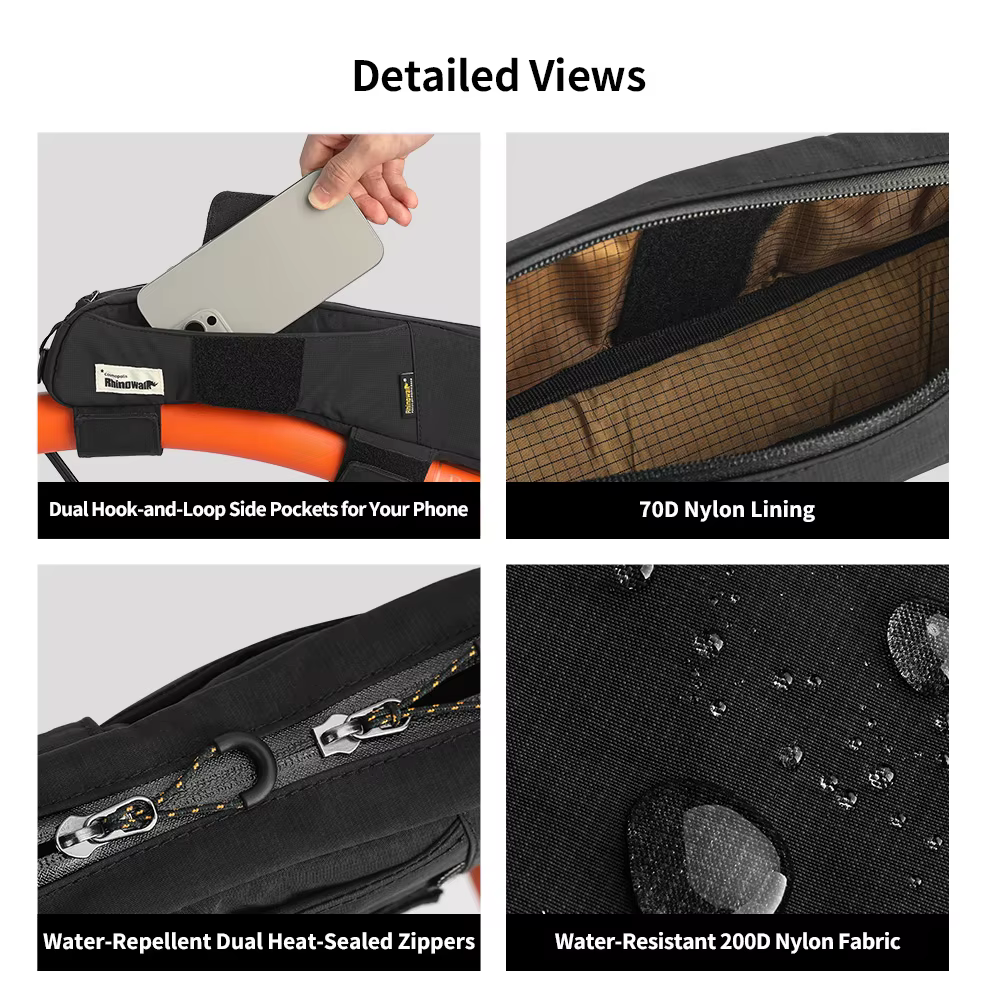 Sac de cadre de vélo Rhinowalk pour vélo pliant Brompton
