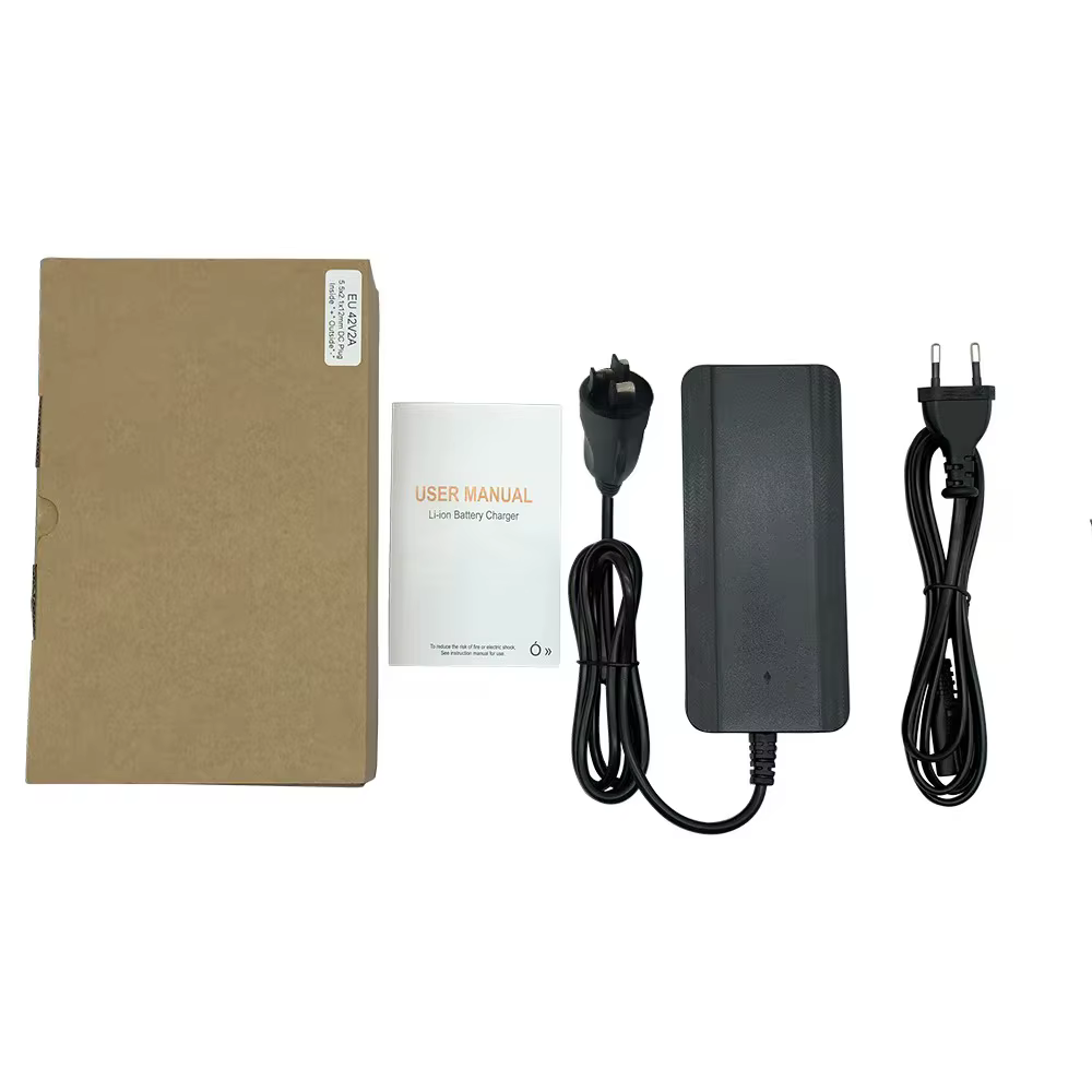 Chargeur de vélo électrique 42V 2A pour batterie