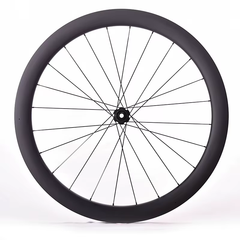 Roues de vélo de route 700C en carbone avec freins à disque