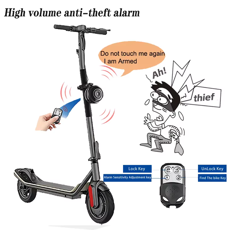FEDOG vélo klaxon électrique super fort alarme antivol scooter vtt VTT
