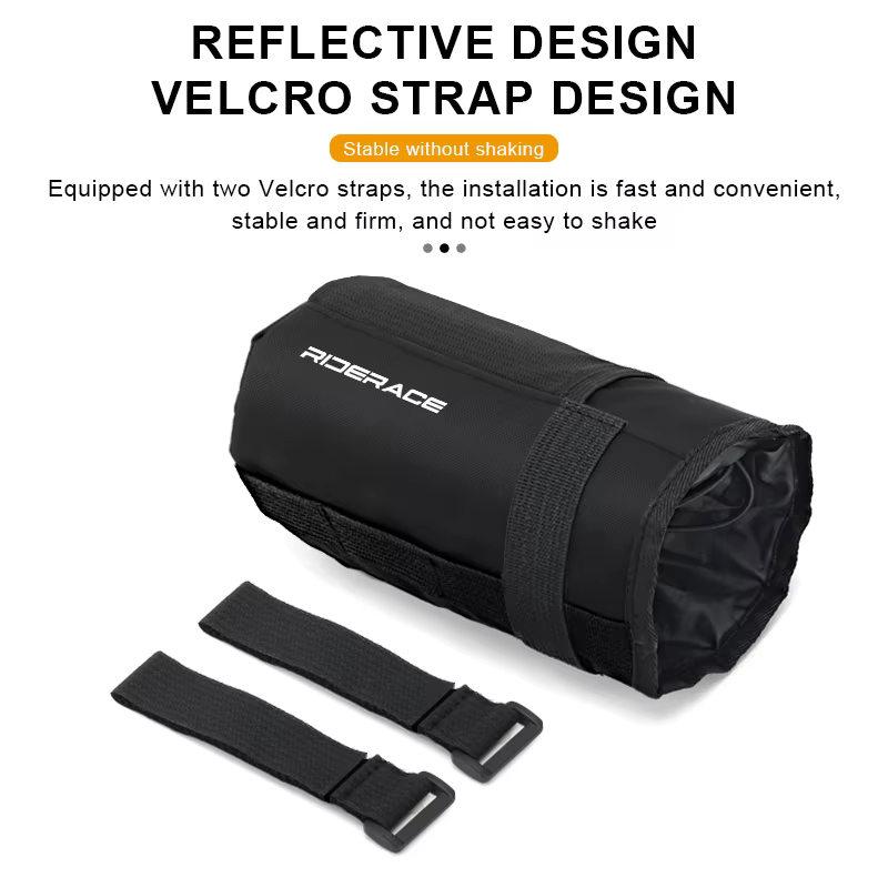 Sacoche multifonction portable pour guidon de vélo