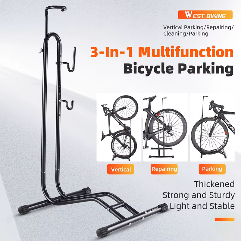 WEST BIKING-Support de vélo vertical 3 en 1